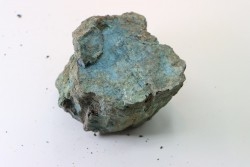 fossil wood with azurite malachite inclued