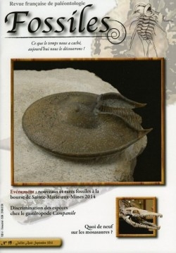 revue FOSSILES n°19 - juillet aout septembre 2014