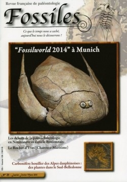 revue FOSSILES n°21 - janvier fevrier mars 2015