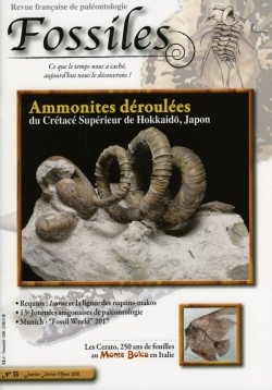 revue FOSSILES n°33 - janvier février mars 2018