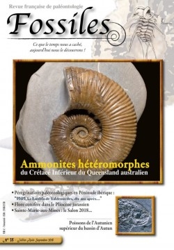 revue FOSSILES n°35 - juillet aout septembre 2018