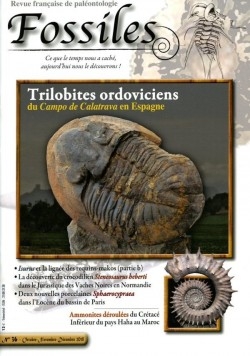 revue FOSSILES n°36 - octobre novembre décembre 2018