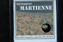 Météorite MARTIENNE NWA 6963 - Maroc