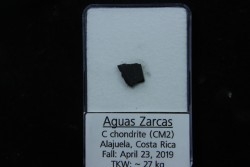 Météorite: Carbonaceous chondrite (CM2)  AGUAS ZARCAS