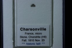 Météorite: CHONDRITE H4 - CHARSONVILLE - FRANCE