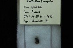Météorite: CHONDRITE H6 - LANCON - FRANCE