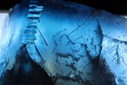 Fluorite bleue - Mine de Padiès, Padiès, Albi, Tarn - FRANCE