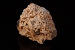 Baryte rose et Chalcopyrite sur galène - Oumjrane, Maroc