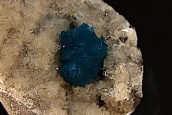 Cavansite sur stilbite - Wagholi, Poona, Maharashtra, Inde