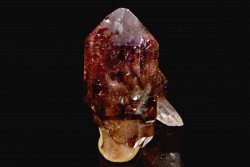 Sceptre Quartz fumé / Amethyste - Karur, Tamil Nadu, INDE