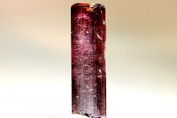 Tourmaline Elbaïte rubellite - Lavra de Sapo, Ferruginha, Minas Gerais,  Brasil