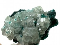 TOP! CALCITE sur DIOPTASE - Mindouli, RD Congo