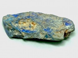 bois fossile en opale bleue - coober pedy - Australie