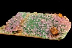 AMETHYSTE sur FLUORITE VERTE - Nancy Hanks Claim  Mesa Co., Colorado -USA