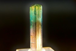 Tourmaline Elbaïte verte et rose - Cruzeiro mine, Minas Gerais – Brésil