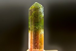 Tourmaline Elbaïte verte et rose - Cruzeiro mine, Minas Gerais – Brésil