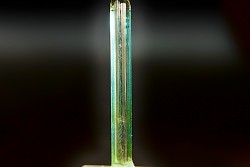 Tourmaline Elbaïte green and blue - Cruzeiro mine, Minas Gerais,  Brasil