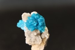 Cavansite sur stilbite - Wagholi, Poona, Maharashtra, Inde