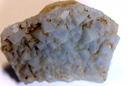 CRISTAUX de HALITE PSEUDOMORPHOSES en OPALE BLEUE - Australie