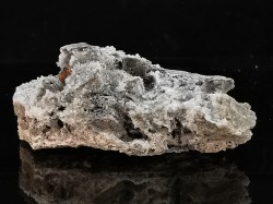 sphalerites orange avec quartz  haus Rappolstein vein,  Sainte Marie Aux Mines, Alsace - FRANCE
