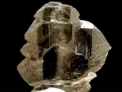 Quartz fumé  Les Rochassiers - MONT BLANC - FRANCE