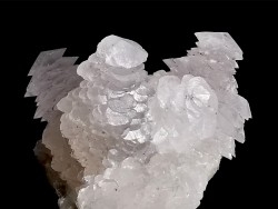 Calcite "pile d'assiettes" - Hayange mine, Moselle - FRANCE