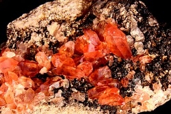 Rhodochrosite - Uchucchacua mine, Peru