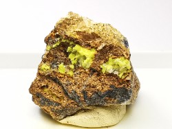 Liebigite from Mas d'Alary, Lodève, France
