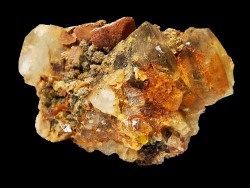 fluorite et wulfénite de Lantignié (69), France