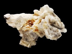 Colorless fluorite and barite , Berbes, Spain