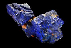 Azurite from Chessy, Rhône, France