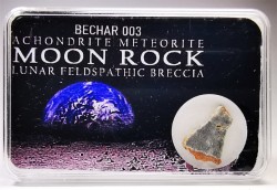 Météorite: Lunar bréche feldspath - Bechar003