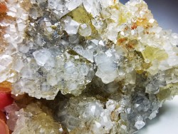 fluorite et quartz de Peyrebrune (81), France
