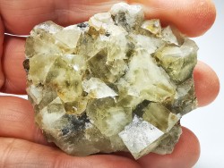 Fluorite from Voltennes, Lucenay-l'Evêque, Saône-et-Loire, France