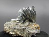 Stibine sur Pyrite  Boldut, Cavnic, Roumanie