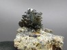 Stibine sur Pyrite  Boldut, Cavnic, Roumanie