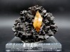Calcite sur sphalerite  - elmwood USA