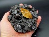 Calcite sur sphalerite  - elmwood USA