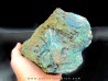 superbe bois fossile en azurite malachite