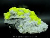 Sulfur crystallized on calcite  - Italia