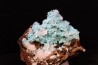 Hemimorphite sur rosatite ojuela mine, Mapimi, Mapimi, Durango, Mexique Hemimorphite sur rosatite ojuela mine, Mapimi, Mapimi, Durango, Mexique