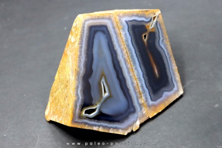 agate polyédrique, Bresil