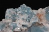 Blue Fluorite and quartz  En Bournegade - TARN - FRANCE