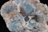 Blue Fluorite and quartz  En Bournegade - TARN - FRANCE