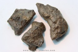 set of 3 METEORITES Ordinary chondrite NWA