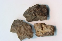 set of 3 METEORITES Ordinary chondrite NWA